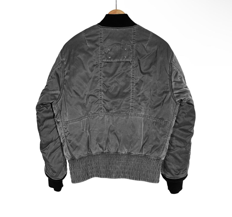 [46] 메종 마르지엘라 스티치 워싱 블루종 봄버 자켓--1