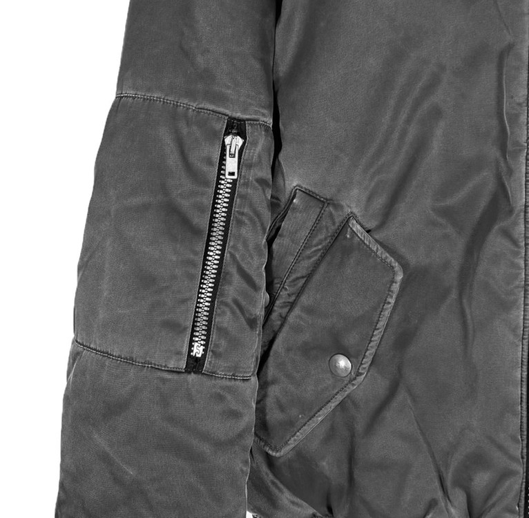 [46] 메종 마르지엘라 스티치 워싱 블루종 봄버 자켓--3