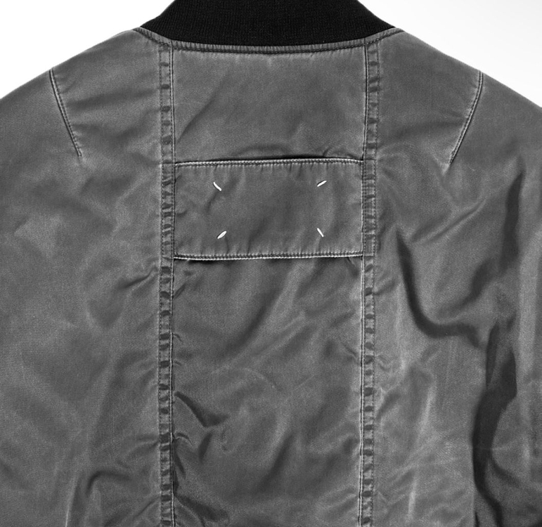 [46] 메종 마르지엘라 스티치 워싱 블루종 봄버 자켓--5