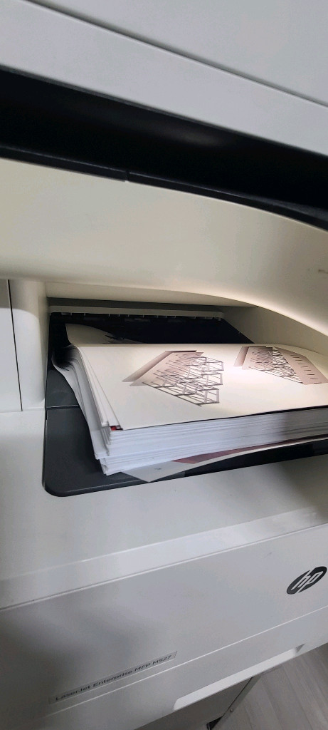 기업용 흑백 레이저 복합기_HP LaserJet Enterprise MFP M527dn--3