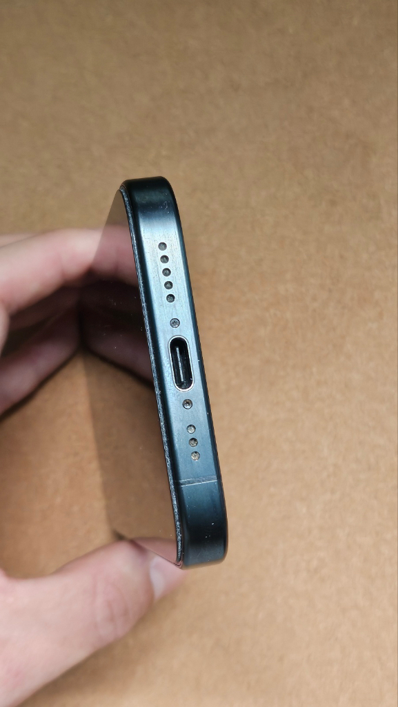 아이폰 15프로 블랙 128G 베터리성능 80% +케이스티파이 신지모루--3