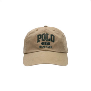 [새상품] 폴로 X 카시나 볼캡 미디엄 베이지