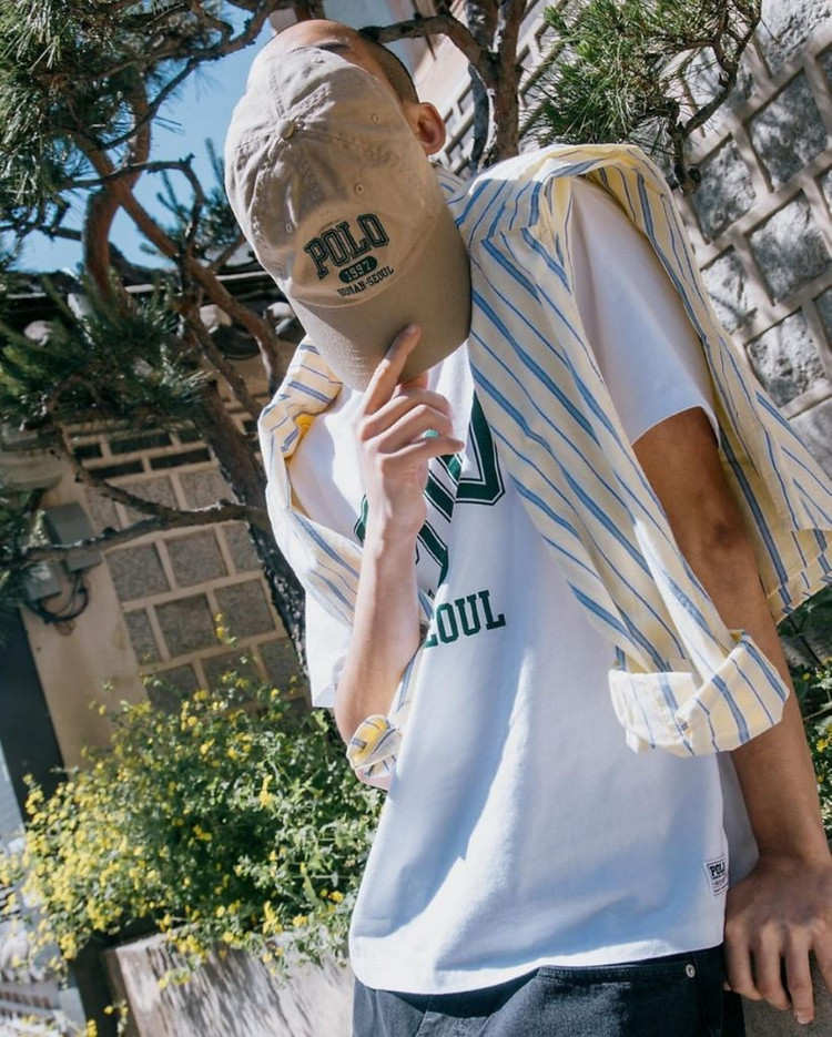 [새상품] 폴로 X 카시나 볼캡 미디엄 베이지--5