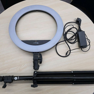 유쾌한생각 컬러 링라이트 링 조명 스튜디오 사진 방송 촬영 조명 원스탠드 세트 판매