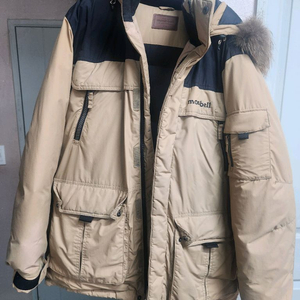몽벨 구스다운 베이지 패딩 (100) 이미지