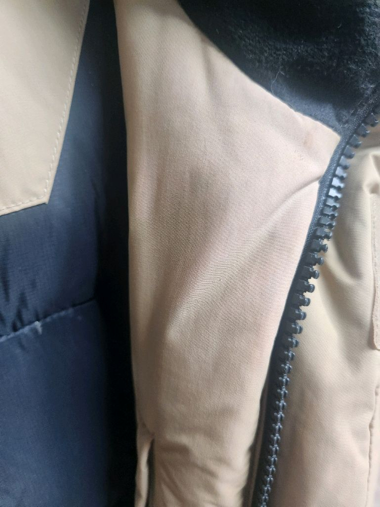 몽벨 구스다운 베이지 패딩 (100) 이미지