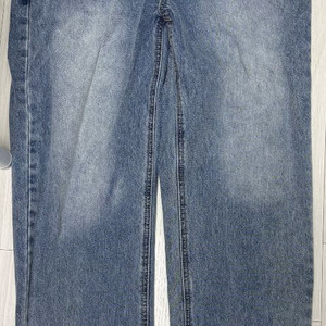 토피 드롭 스트레이트 와이드 데님 팬츠 (LIGHT BLUE)