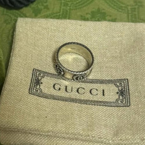 구찌 gucci GG 마몽 와이드 링 15호