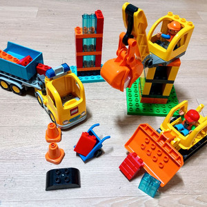 (급처 희귀 상태최상) 레고 듀플로 공사현장 건설현장