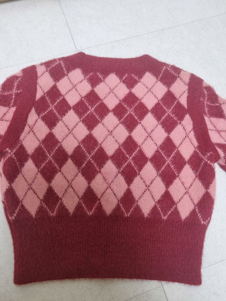 보카바카 아가일 니트 (한선화 착용) 이미지