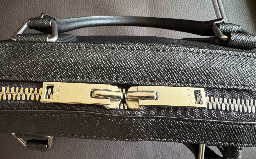 산드로 사피아노 가죽 브리프케이스--5