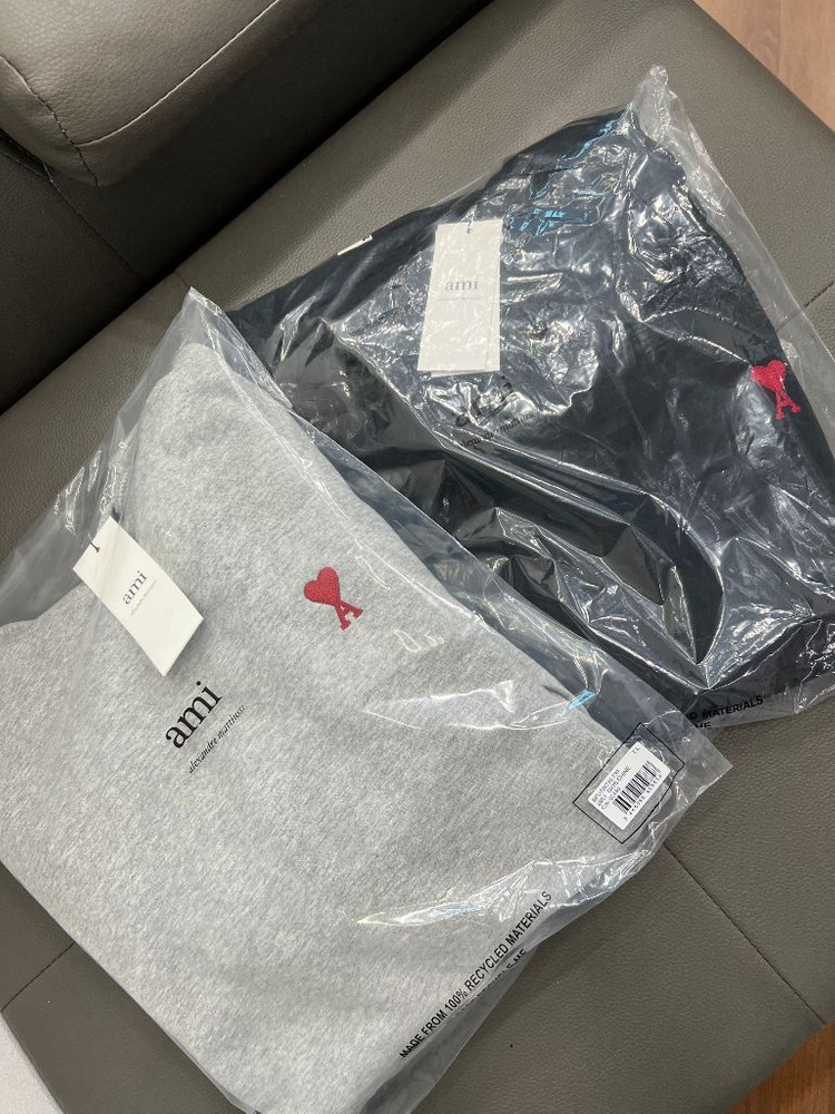 아미 스몰 하트 후드티 남여공용 새상품 택포 이미지