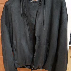 자라 스웨이드 후드 자켓 m사이즈