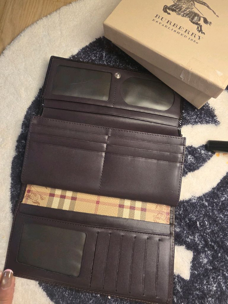 정품 버버리 장지갑--3
