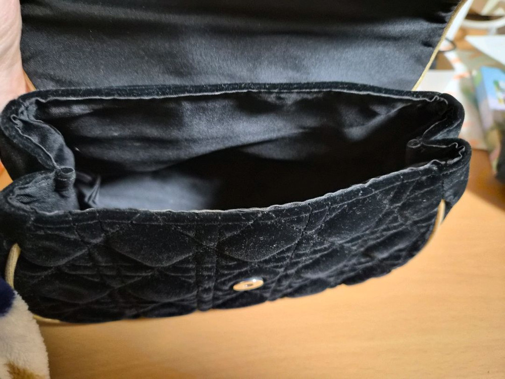 [새상품] Dior 블랙 벨벳 퀼팅 파우치 1개, 디올 미니 파우치 1개 일괄--2