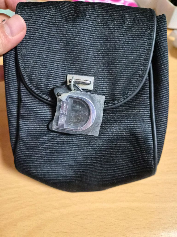 [새상품] Dior 블랙 벨벳 퀼팅 파우치 1개, 디올 미니 파우치 1개 일괄--3