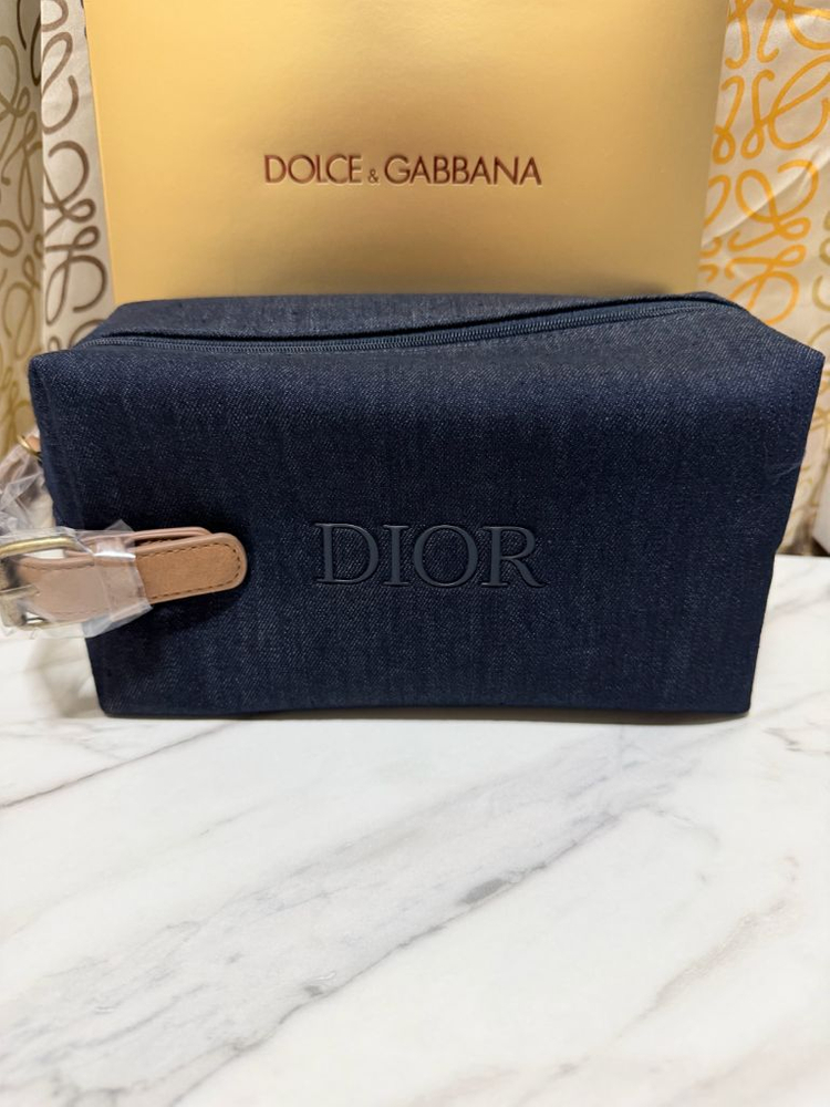 디올 뷰티 소바쥬 데님 파우치(새상품)--1