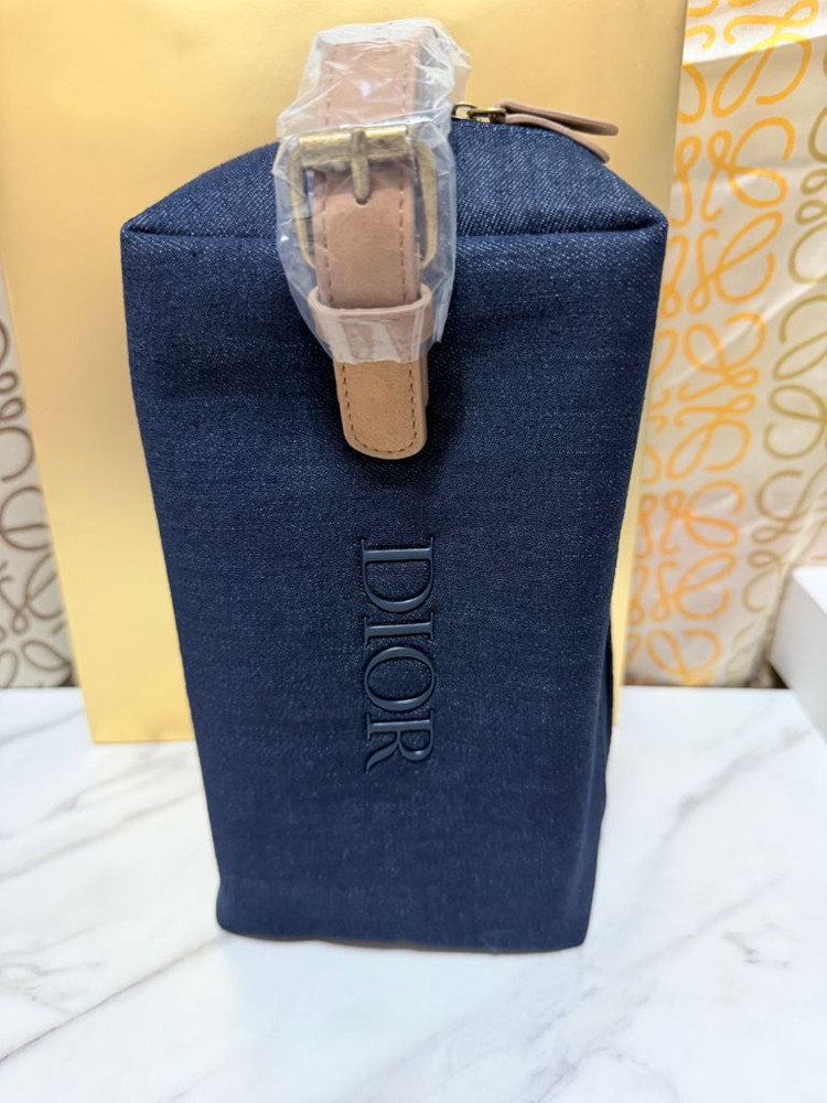 디올 뷰티 소바쥬 데님 파우치(새상품)--3