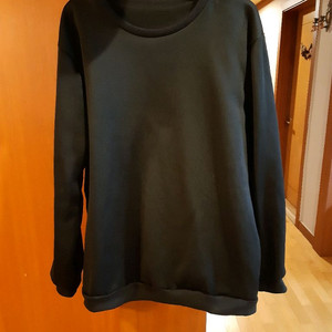 4XL 블랙 기모맨투맨