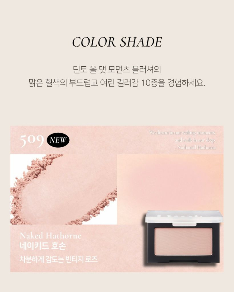 (새상품/일괄판매) 딘토 선케어 + 아이팔레트 + 틴트 + 루스파우더 + 블러셔--6