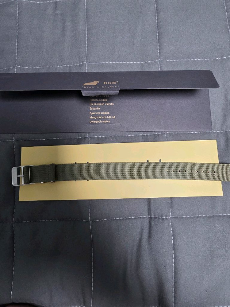 RSM 나토밴드 밀리터리 스트랩 그린카키20미리 판매합니다--1