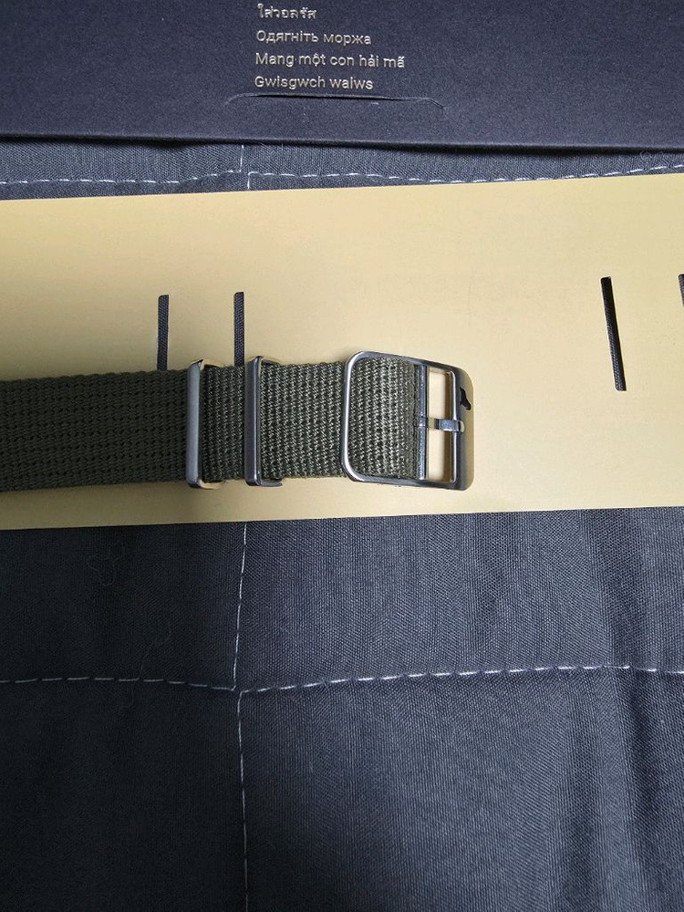 RSM 나토밴드 밀리터리 스트랩 그린카키20미리 판매합니다--4