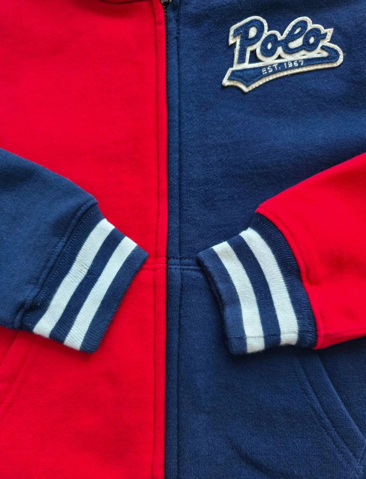 폴로 랄프로렌키즈 컬러블록 후드집업 5사이즈--8