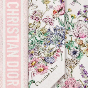 [정품, 새상품]디올 미차 아스트랄 플라워 여성 스카프 화이트 이미지