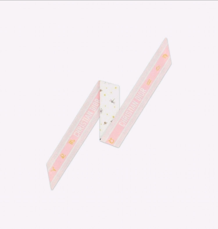 [정품, 새상품]디올 미차 아스트랄 플라워 여성 스카프 화이트 이미지