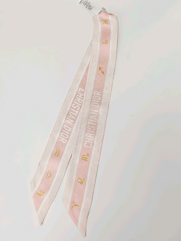 [정품, 새상품]디올 미차 아스트랄 플라워 여성 스카프 화이트 이미지