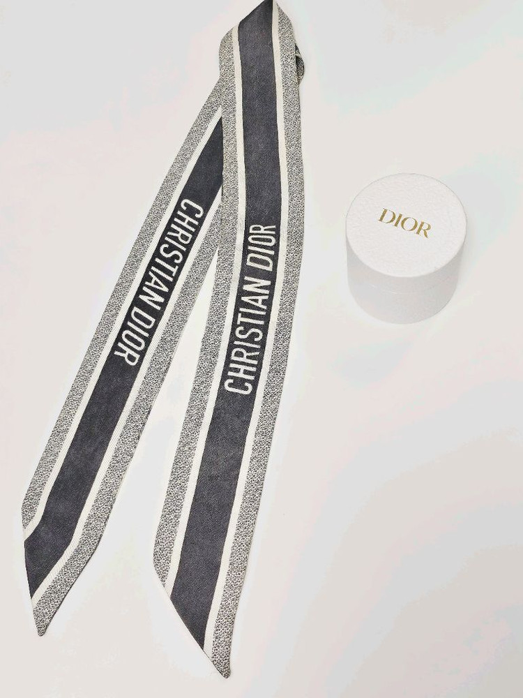 디올 Toile de Jouy 미차 스카프 그레이 아이보리 이미지