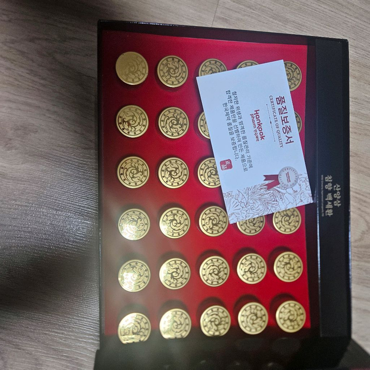 한국제약 산양삼 침향 백세환 3.8g x 30환--2