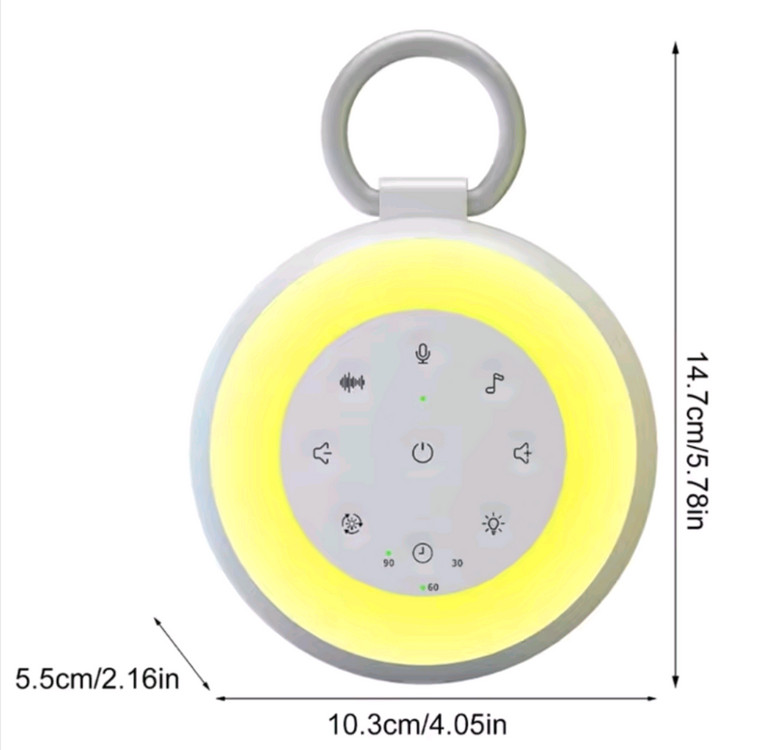 백색소음기 무드등--5