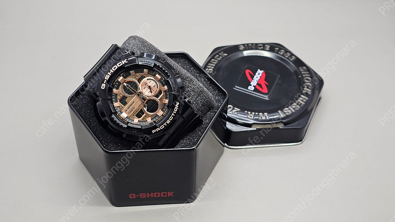 카시오 지샥 GA-140GB 로즈골드 이미지