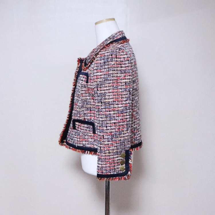 레니본 55 트위드 자켓--2