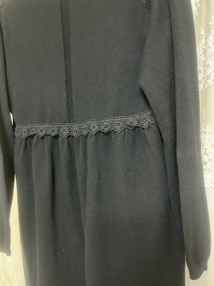 수입의류 블랙 뒷레이스 롱가디건 55-66 이미지