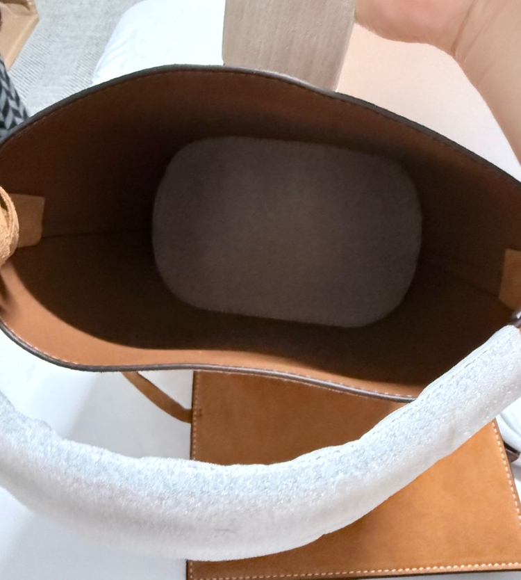 풀박스 새상품>스웨이드 버킷백--5