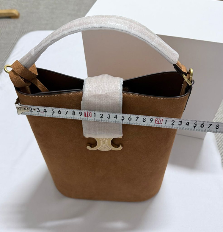 풀박스 새상품>스웨이드 버킷백--9