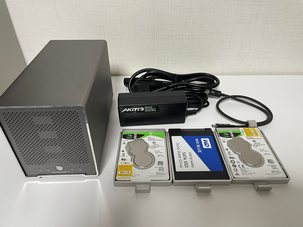 AKiTiO Thunder3 Quad mini 썬더볼트3 SSD 2TB 4TB 작업용 스토리지 (M4 맥미니 추천)--0