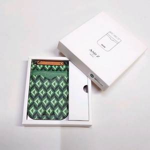 지오지아 카드지갑 목걸이형 새제품 국산