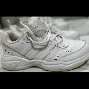 아디다스 흰색 운동화 240.