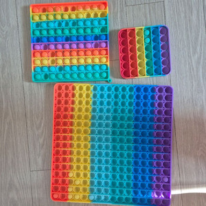 무지개 스퀘어 팝잇 세트