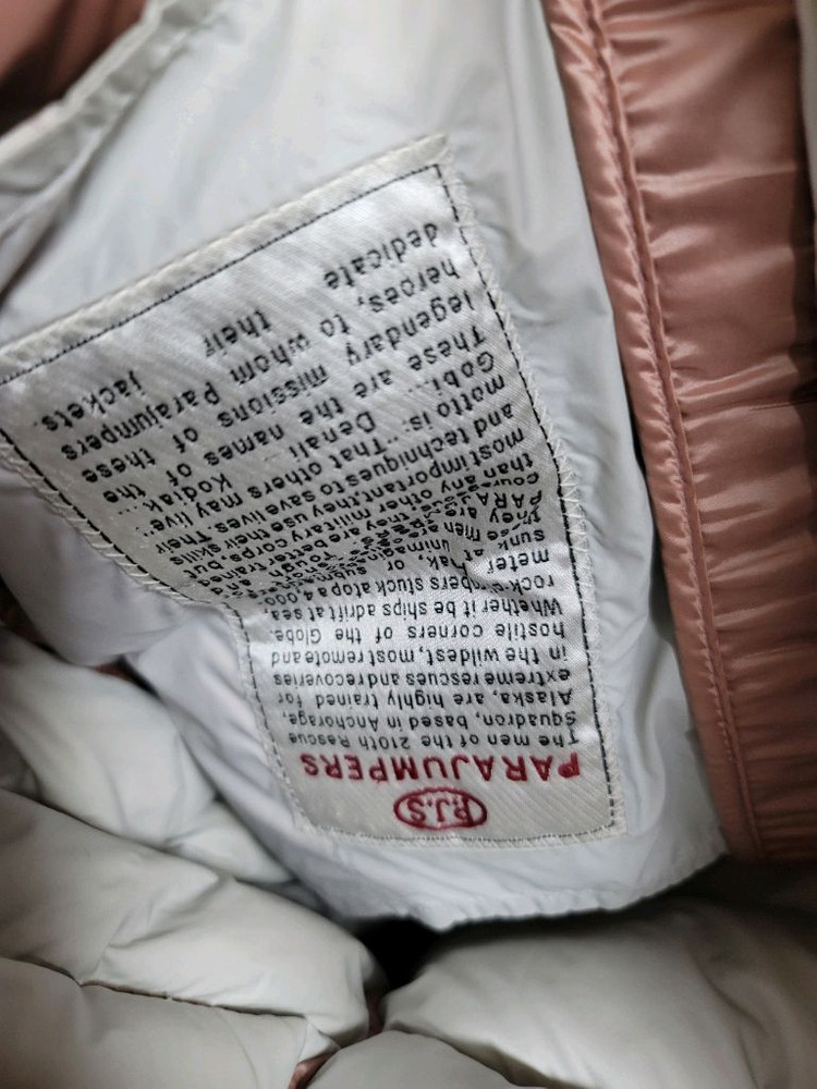 파라점퍼스 핑크 마리아 다운패딩 Y-S사이즈 상태극상 이미지