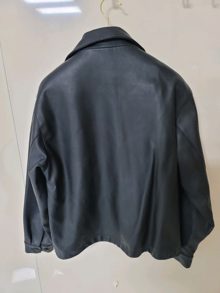 라퍼지스토어 버핑 가죽자켓 무광블랙 L 105정사이즈 상태굿--1