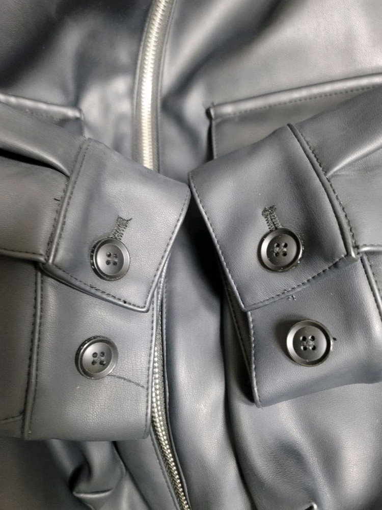 라퍼지스토어 버핑 가죽자켓 무광블랙 L 105정사이즈 상태굿--2