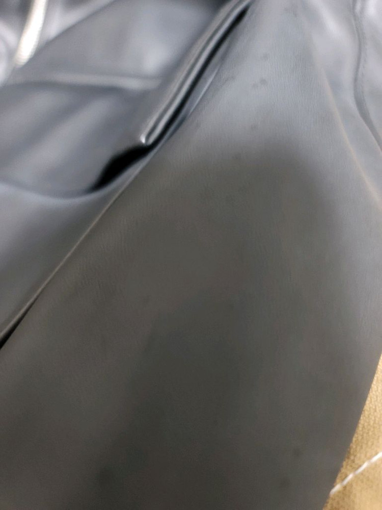 라퍼지스토어 버핑 가죽자켓 무광블랙 L 105정사이즈 상태굿--3