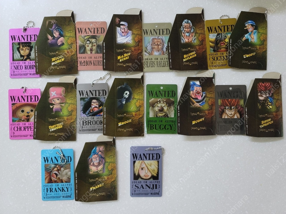 원피스1 카드 스트랩 인형 주술회전 피규어 판매합니다--1