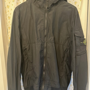 스톤아일랜드 나슬란 라이트 와트로 후드 블루종 블랙(40632)