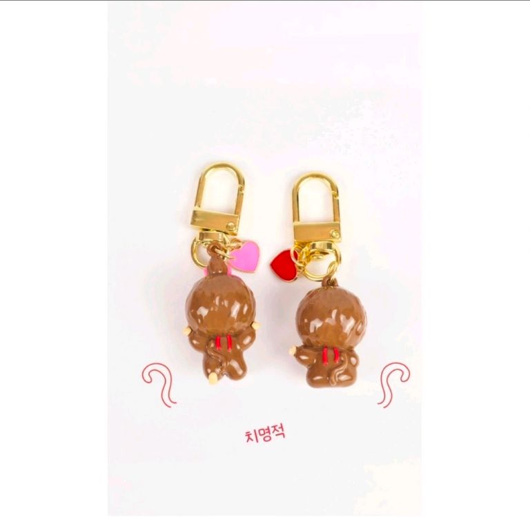 몬치치 커플 키링 세트 이미지