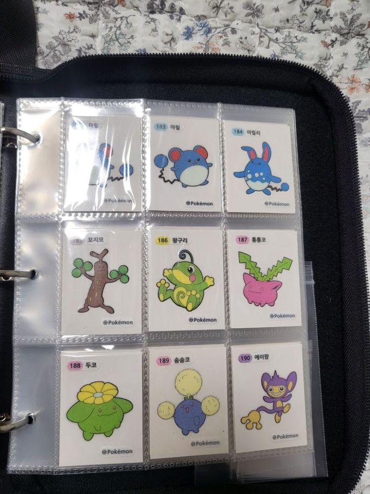 포켓몬 띠부씰 2세대 전체 팝니다(띠부북 포함) 이미지
